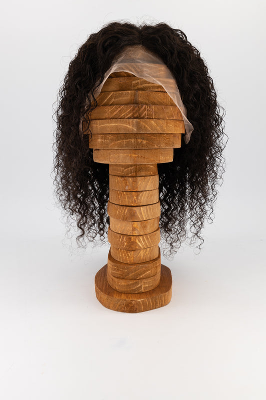 Curly Goddess: Peruvian 13x4 Front Lace Wig