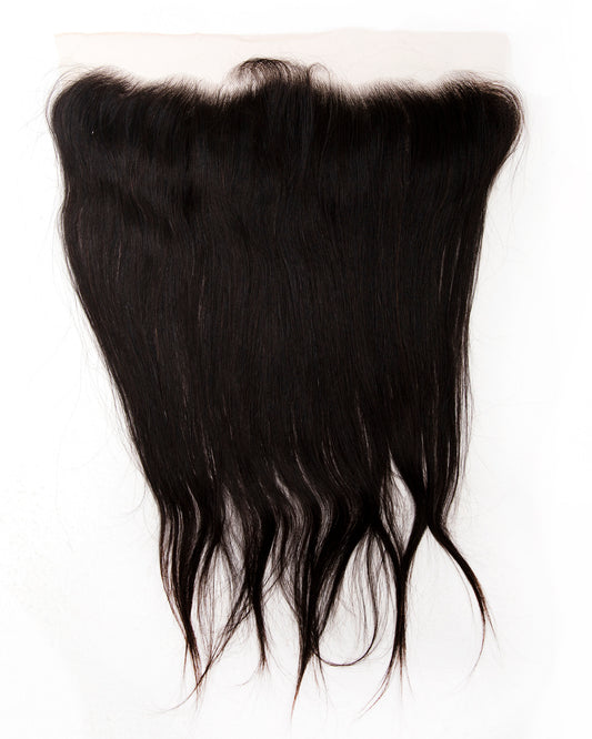Frontal Hair Piece 18" Brown Black